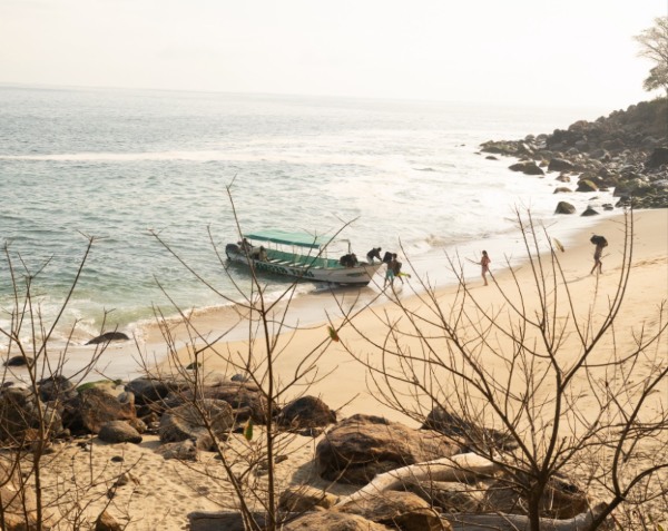 Secluded beach vacations in los chonchos jalisco Mexico